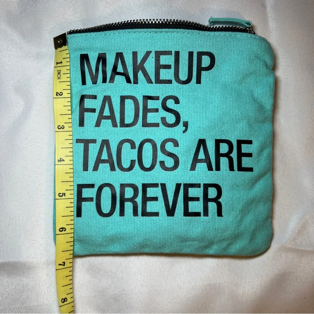 Fun Taco‎ 🌮 Aqua Cosmetic Bag